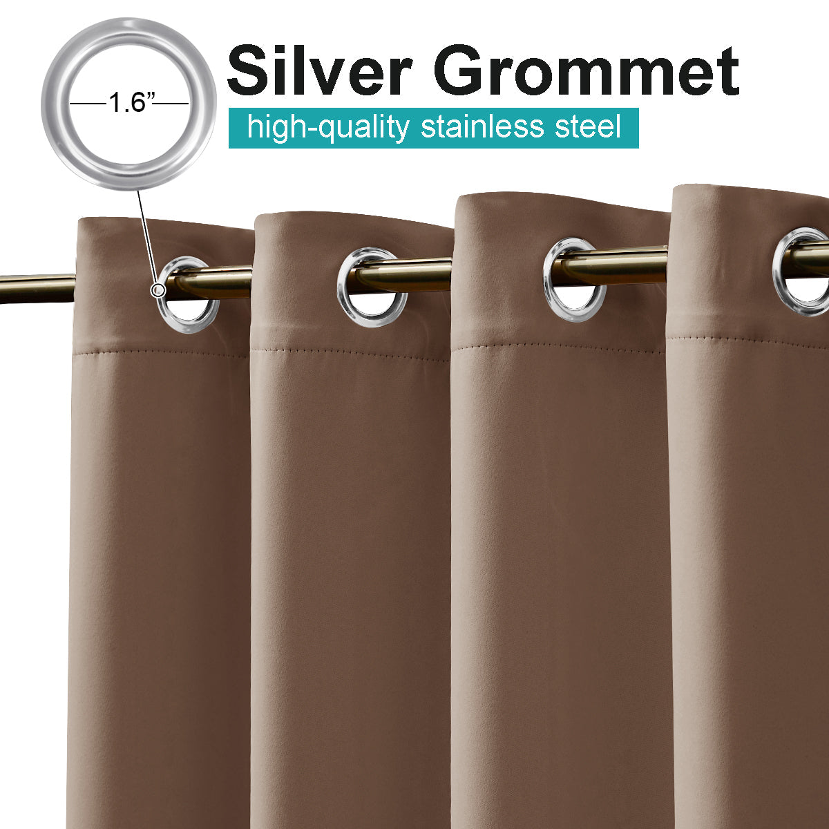 Fade Resistant Waterproof Patio Outdoor Curtain 1 Panel | Outdoor Plus