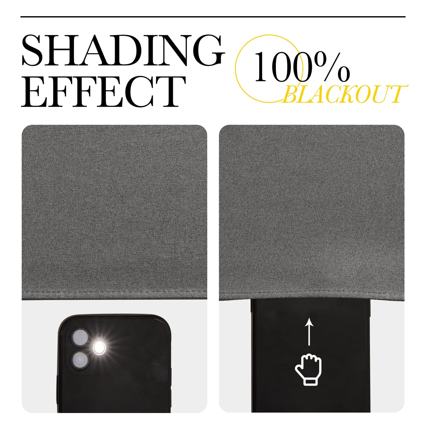 OEKO-TEX Outdoor 100% Blackout Waterproof Faux Linen Outdoor Curtains 2 Panels | Outdoor Linen
