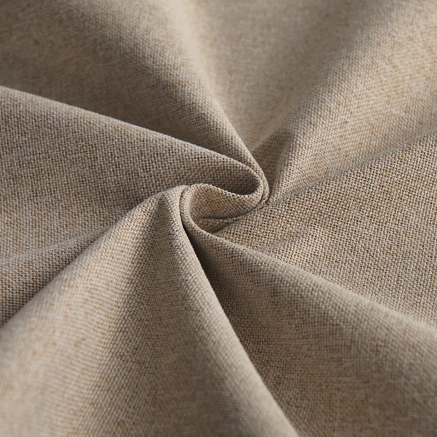 OEKO-TEX Outdoor 100% Blackout Waterproof Faux Linen Outdoor Curtains 2 Panels | Outdoor Linen