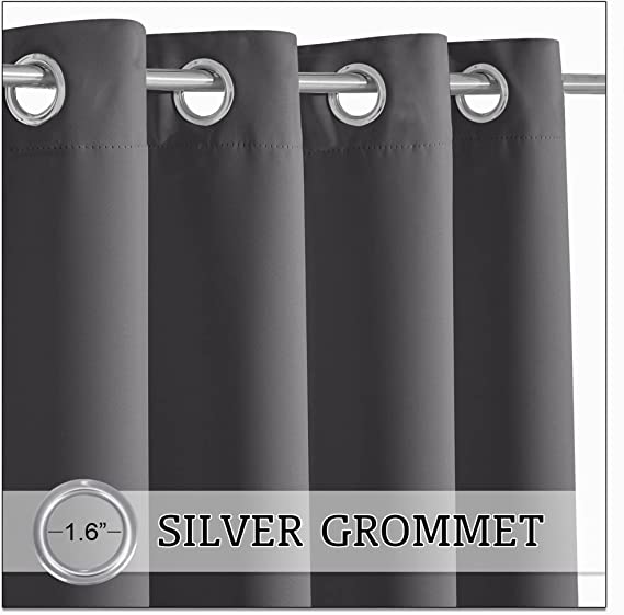 Waterproof Grommet Top Patio Curtain Outdoor Curtain 2 Panels | Outdoor Standard