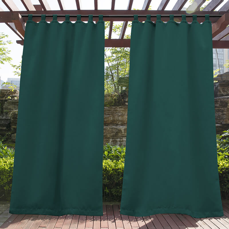 Porch Deck Waterproof Tab Top Outdoor Curtains 1 Panel | Outdoor Standard