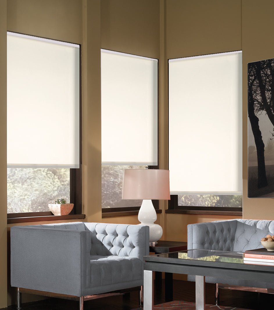 Contemporary Fabric Light Filtering Roller Shades