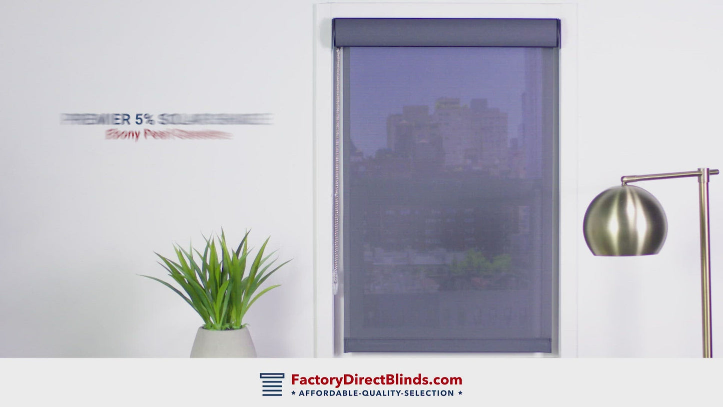 Premier 5% Solar Screen Roller Shade
