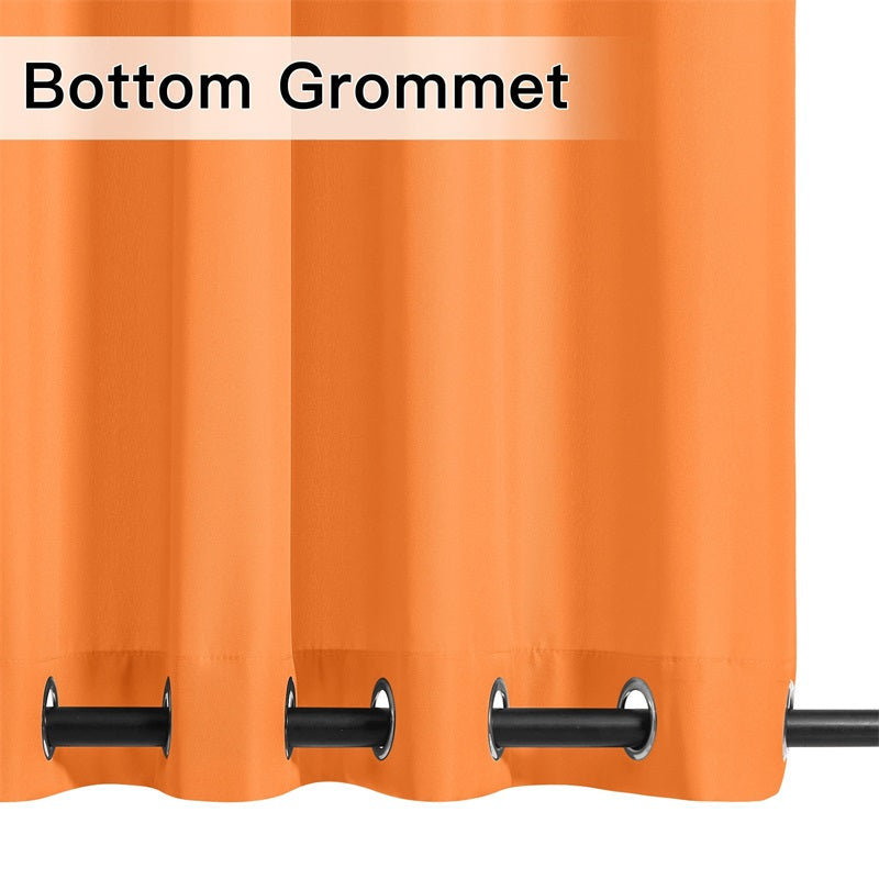 Grommet Windproof Waterproof Outdoor Curtains Canvas Curtains for Patio 1 Panel | Outdoor Canvas
