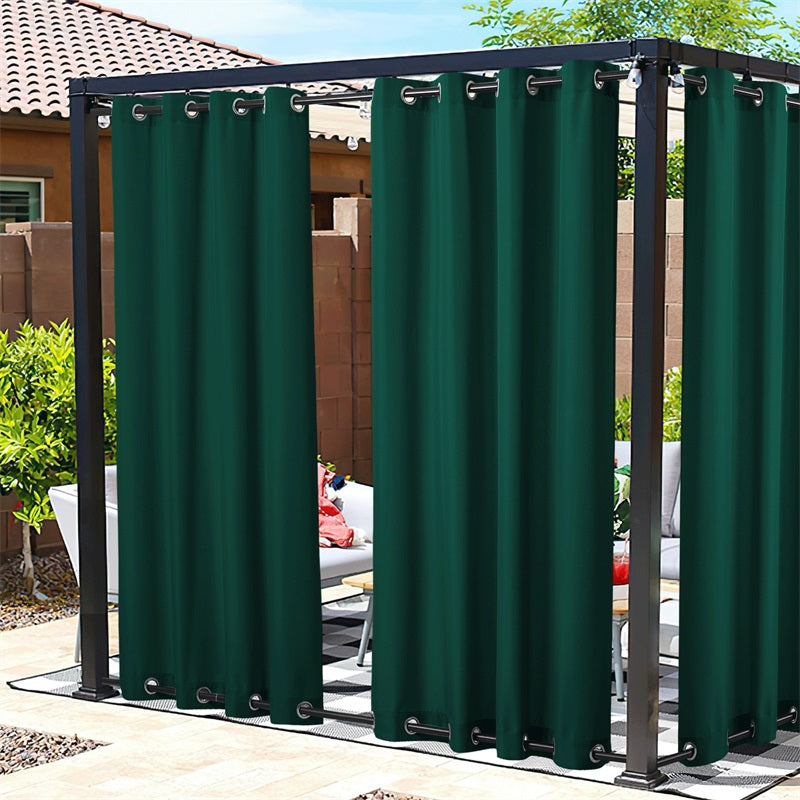 Grommet Windproof Waterproof Outdoor Curtains Canvas Curtains for Patio 1 Panel | Outdoor Canvas