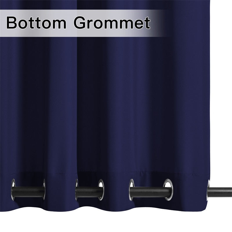 Grommet Windproof Waterproof Outdoor Curtains Canvas Curtains for Patio 1 Panel | Outdoor Canvas
