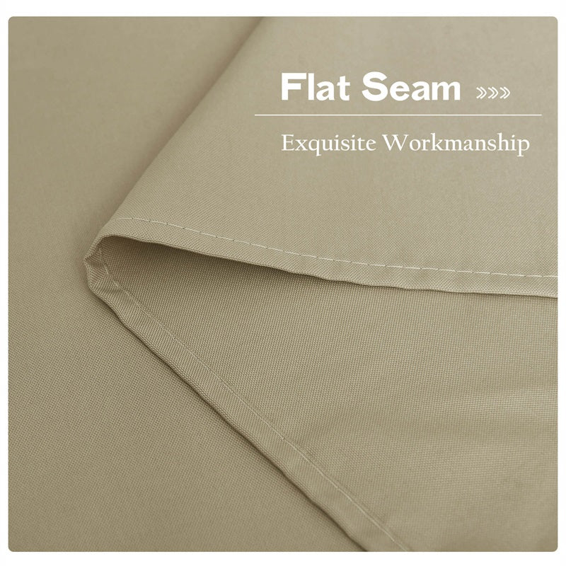 Grommet Windproof Waterproof Outdoor Curtains Canvas Curtains for Patio 1 Panel | Outdoor Canvas
