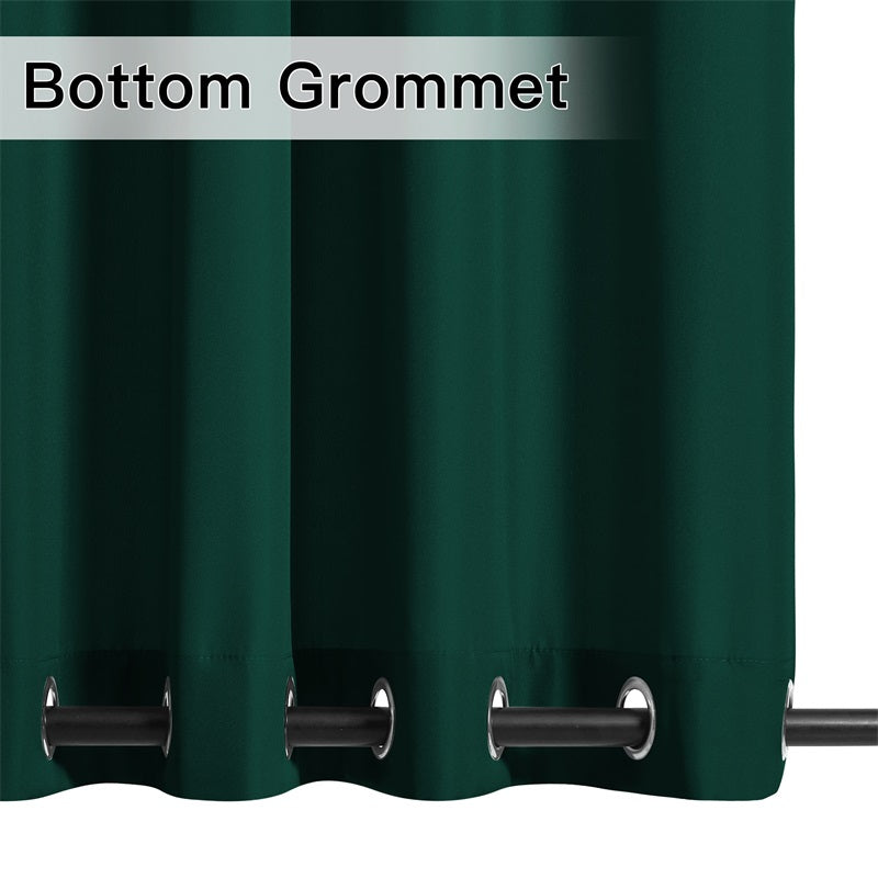 Grommet Windproof Waterproof Outdoor Curtains Canvas Curtains for Patio 1 Panel | Outdoor Canvas