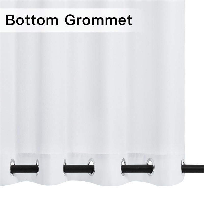 Grommet Windproof Waterproof Outdoor Curtains Canvas Curtains for Patio 1 Panel | Outdoor Canvas
