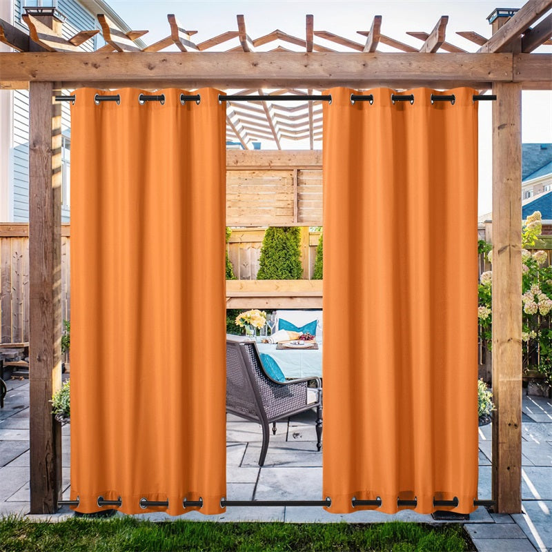 Grommet Windproof Waterproof Outdoor Curtains Canvas Curtains for Patio 1 Panel | Outdoor Canvas