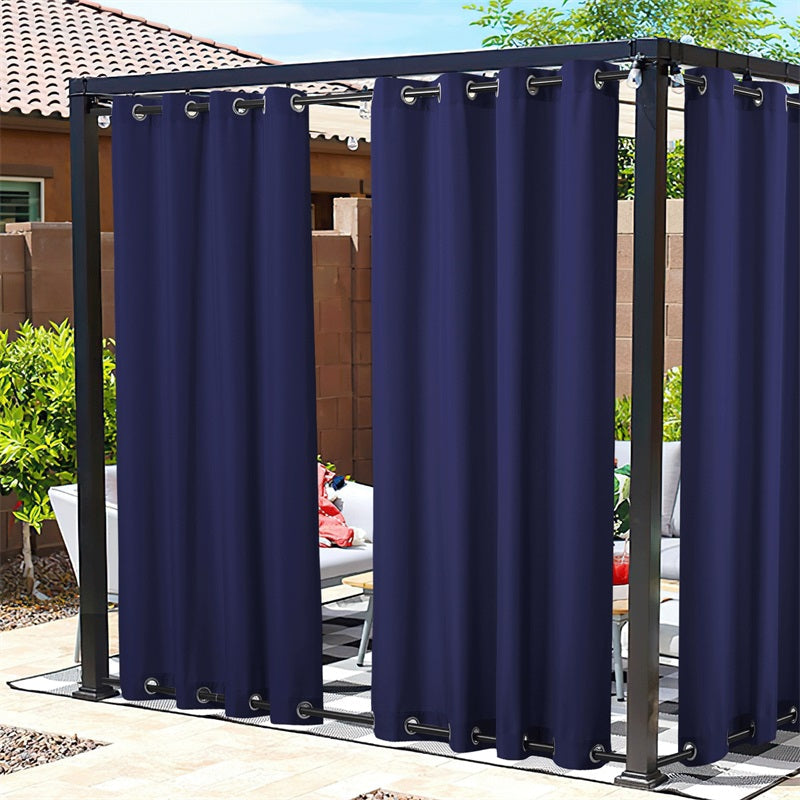 Grommet Windproof Waterproof Outdoor Curtains Canvas Curtains for Patio 1 Panel | Outdoor Canvas