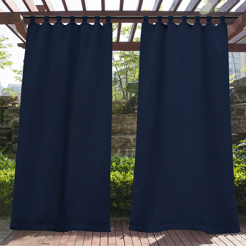 Porch Deck Waterproof Tab Top Outdoor Curtains 1 Panel | Outdoor Standard