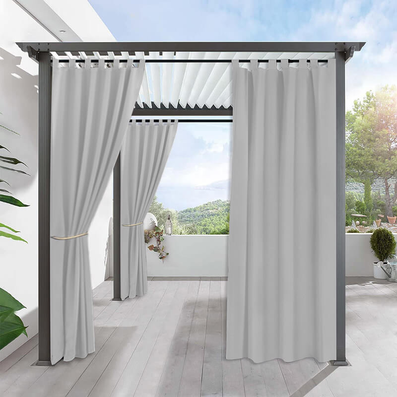 Porch Deck Waterproof Tab Top Outdoor Curtains 1 Panel | Outdoor Standard