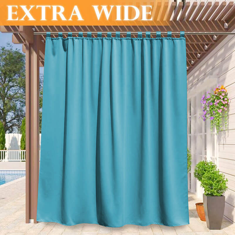 Porch Deck Waterproof Tab Top Outdoor Curtains 1 Panel | Outdoor Standard