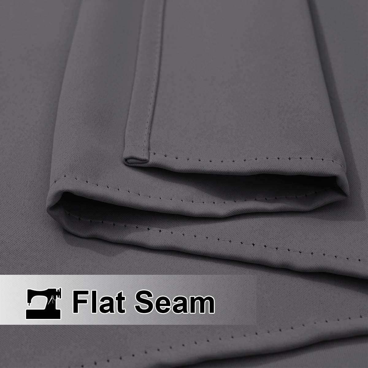 Top & Bottom Grommet Windproof Outdoor Curtains for Patio 1 Panel | Outdoor Standard