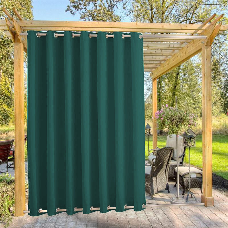 Top & Bottom Grommet Windproof Outdoor Curtains for Patio 1 Panel | Outdoor Standard