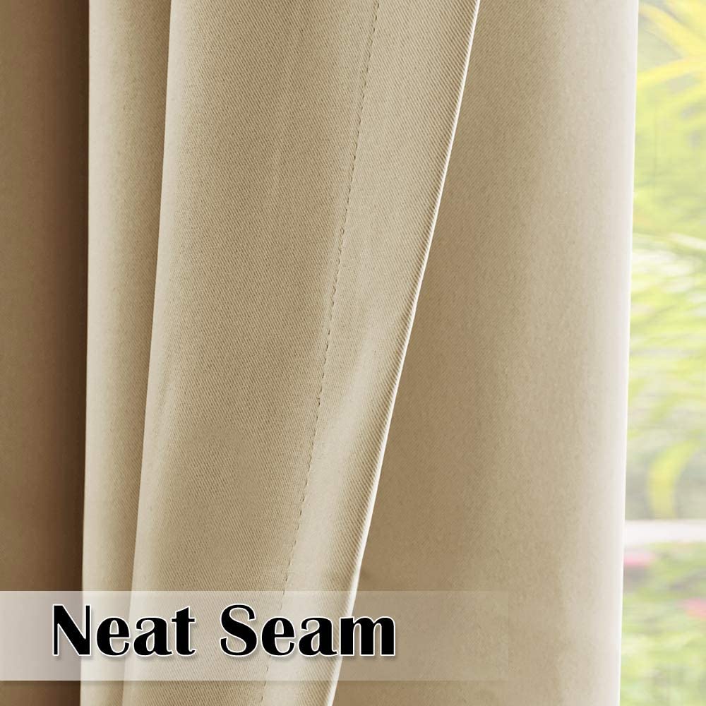 Waterproof Grommet Top Patio Curtain Outdoor Curtain 2 Panels | Outdoor Standard