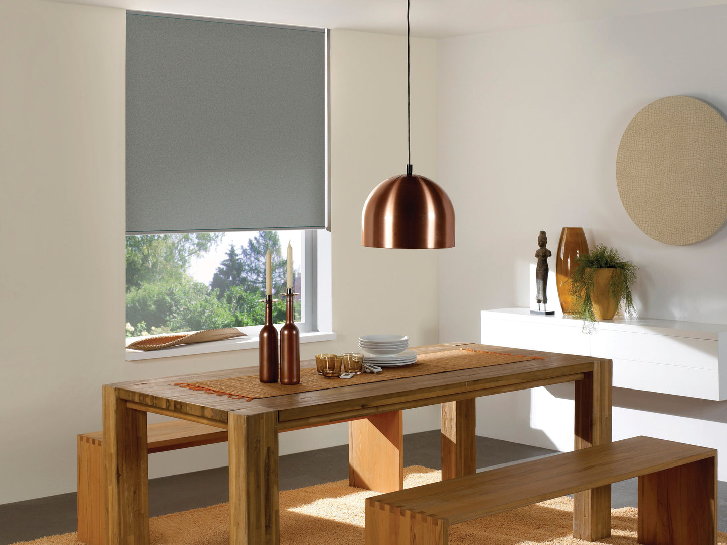 Economy Basic Vinyl Blackout Roller Shades